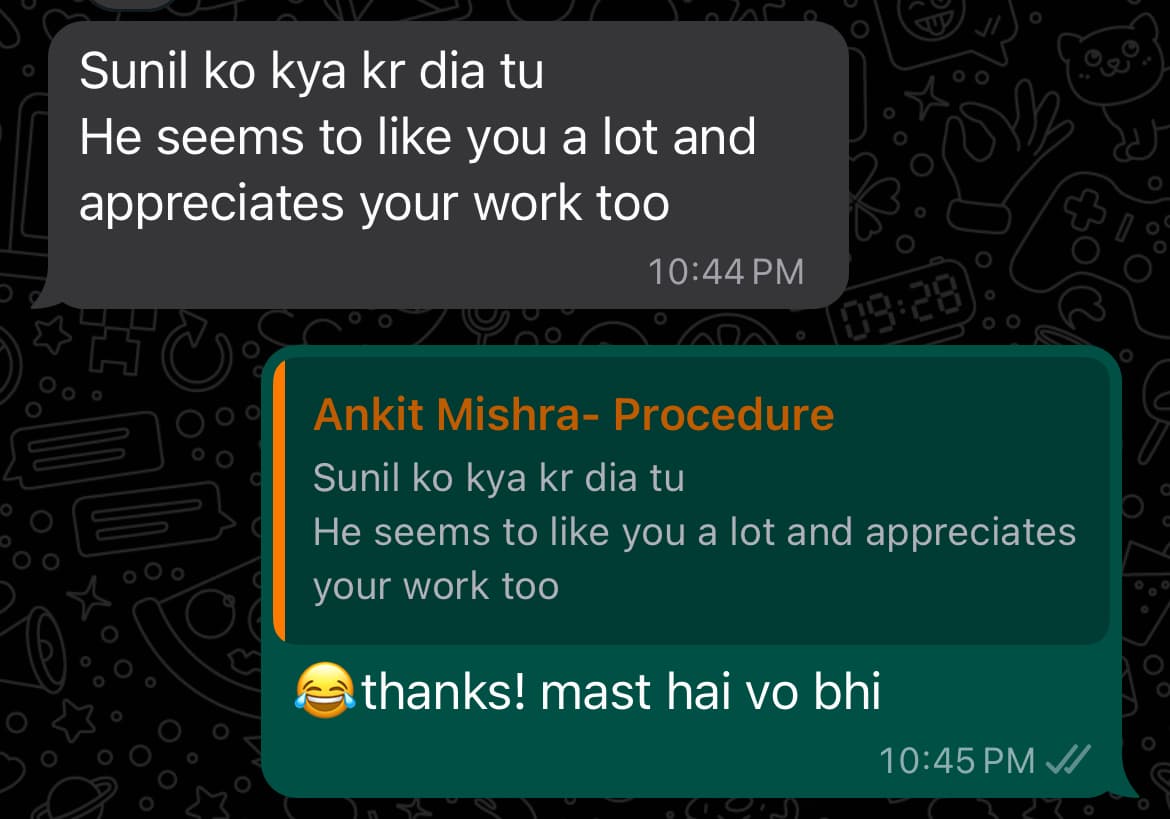 Testimonial from Ankit Mishra